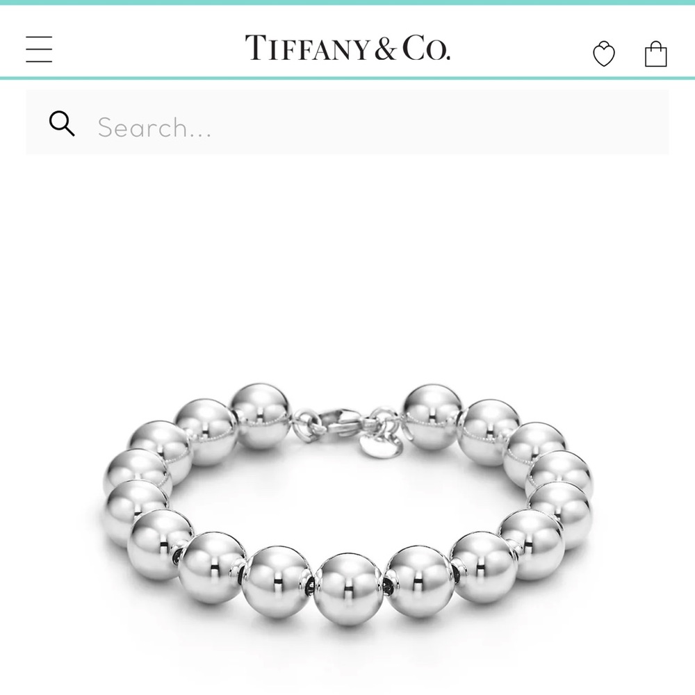 Authentic Tiffany & Co Hardware Ball Bracelet
